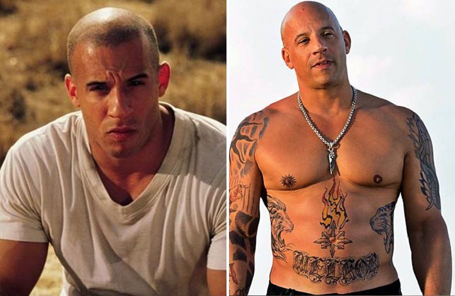 Vin Diesel Then And Now