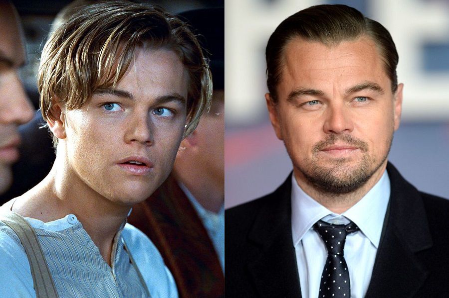 leonardo dicaprio then and now